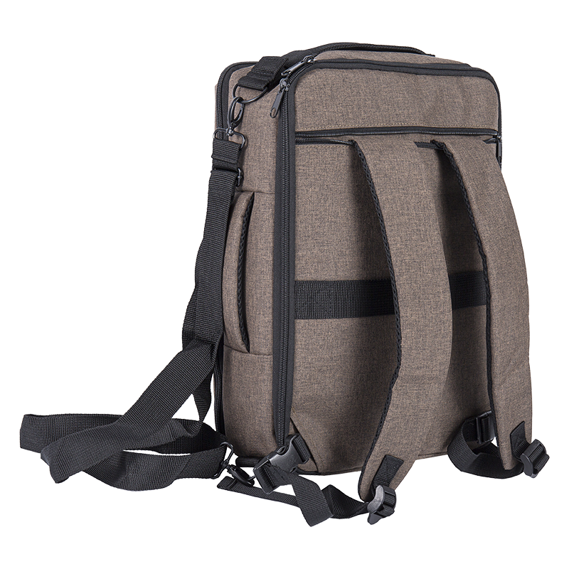 Multifunksjonell forretnings bærbar ryggsekk og crossbody veske