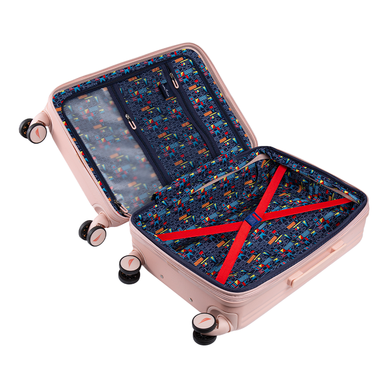 Bærbar frontåpnende gjennomføringsbagasje