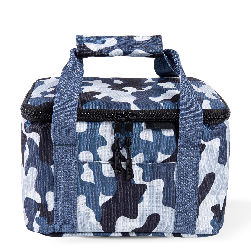 Kamuflasje blå marineblå kaffetrakter tote bag