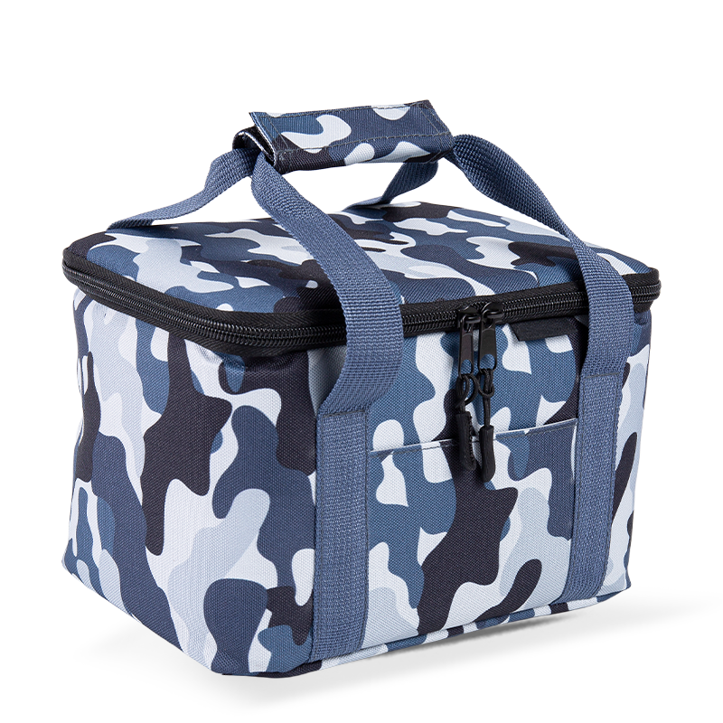 Kamuflasje blå marineblå kaffetrakter tote bag