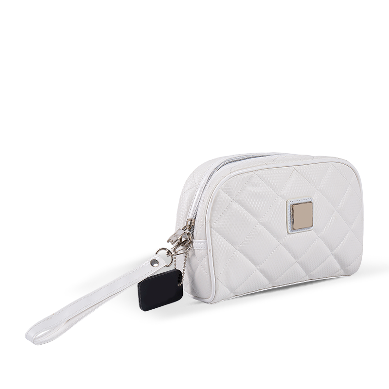 Mini håndholdt crossbody veske xs skulder ryggsekk bomull godteri krem ny